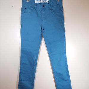 Shawn White, Size 14, Teal Blue Super Skinny Jeans